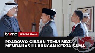 Penuhi Undangan MBZ Prabowo Perkenalkan Wapres Terpilih Gibran  Kabar Petang tvOne