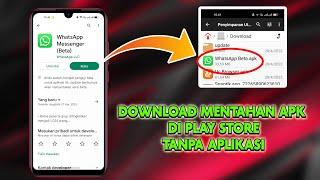 Cara Download Mentahan Aplikasi  APK  Di Play Store Tanpa Aplikasi