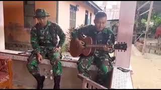 VIRALL... TNI Nyanyi lagu ini  suara nya merdu