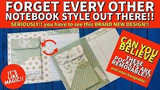 REMOVE THE POCKET OR PAD cool new notebook design FULL TUTORIAL