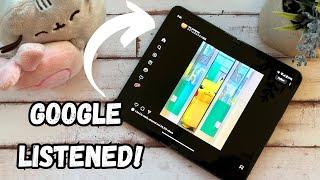 Fullscreen Apps on the Google Pixel Fold Android 14 Update