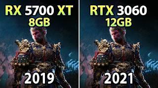 RX 5700 XT vs RTX 3060 12GB - Test in 11 Games