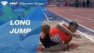 Juan Miguel Echevarría Jumps 8.83 To Win Mens Long Jump - IAAF Diamond League Stockholm 2018