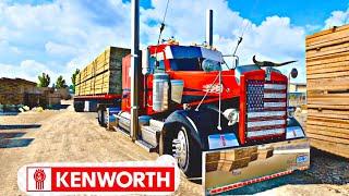 ATS 1.43 Mod Kenworth W900 American Truck simulator free mod by shaneke game