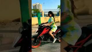 desi girl   indian girls riders    girls  riding  girls riding bike in india  girls #shorts