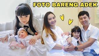 FOTO KELAHIRAN ADEK BARU SAMANTHA  MAMAH DAN ADEK SERBA PUTIH