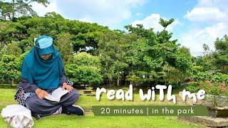  read with me in the park   20 minutes of reading in the sunshine  lo-fi bgm