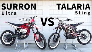 30KW Surron UltraBee VS 20KW Talaria Sting R  What Bike Is better?