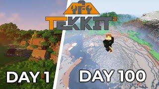 I Destroyed The Environment In Minecraft 100 Days Minecraft   Tekkit 2