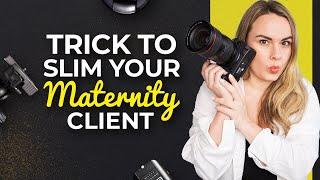 Slimming Camera Trick for Maternity Photography