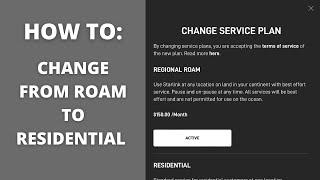 How To Change Your Starlink Service Plan