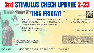 BIG DAY Third Stimulus Check Update *JUST IN from the HOUSE*