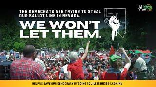 BREAKING The Democrats are suing us in Nevada #JillStein2024