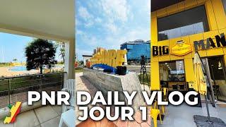 JE VLOG UNE JOURNÉE PAISIBLE À POINTE-NOIRE 48H IN PNR PART 1 PALM BEACHCENTRE VILLEBIG MAN