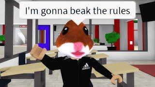 When Hamster doesnt wanna go to school meme ROBLOX