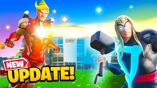 BEST FORTNITE UPDATE New POIMythics