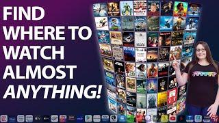 FIND WHERE TO WATCH ALMOST ANYTHING WITH THIS AMAZING FREE APP
