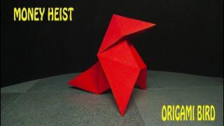 Origami Bird from La Casa De Papel Money Heist - Made by del Professor  Origami tutorial