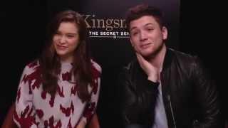 Taron Egerton and Sophie Cookson interview for Kingsman The Secret Service