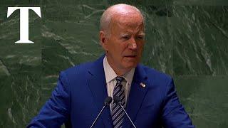 Biden to the UN the world must stand up to Russias naked aggression