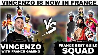 VINCENZO with France Gaming vs France Best Guild Squad Clash Squad Custom Match - Garena Free Fire