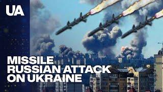 Massive missile strike by Russia on Ukrainian cities