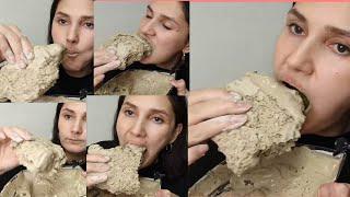 Asmr eating #Newvideo bread cookie clay with clay paste  #yummy #satisfying by Martha ️