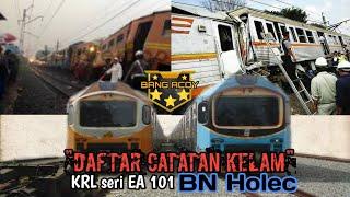 TRAGERI PASAR MINGGU 2005 & KEBON PEDES 2009‼️ INSIDEN KECELAKAAN YANG DI ALAMI KRL BN HOLEC