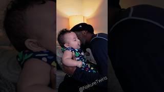  Adorable moment with Avery and Daddy. #shorts #reels #viral #twins