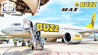 TRIP REPORT  First BUZZ B737MAX Flight  RYANAIR Boeing 737 MAX  Krakow to Alicante