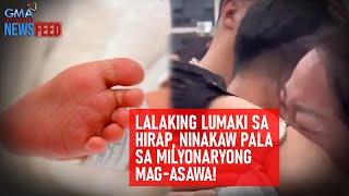 Lalaking pinalaki sa hirap ninakaw pala sa milyonaryong mag-asawa  GMA Integrated Newsfeed