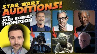 Star Wars Auditions Arnold Schwarzenegger Jeff Goldblum Morgan Freeman w Josh Robert Thompson