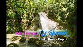 Air Terjun Wafsarak Biak Utara Papua