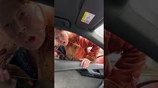 Evil Woman ATTACKS Armenian Man Sat Peacefully in Car