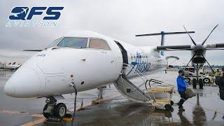 Alaska Airlines - Dash 8 Q400 - Seattle SEA to Wenatchee EAT  TRIP REPORT