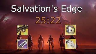 Salvations Edge Speedrun in 25 Minutes and 22 Seconds World record