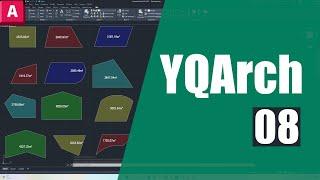 YQARCH ile Autocad Çok Hızlı ve Toplu Alan Hesaplama  YQARCH #8
