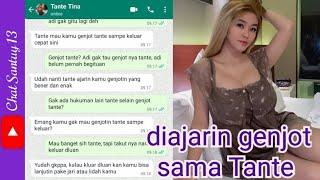 diajarin genjot sama Tante chat Santuy 13