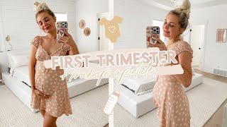 first trimester pregnancy update + baby bump  Aspyn Ovard