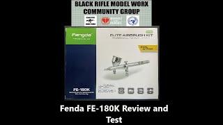 **Sub £25 Cheap Airbrush** Fengda FE-180K Airbrush Review and Test