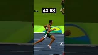 Usain Bolt reacting to 400m world record #trackandfield #trackandfieldlife #running #trackandfield