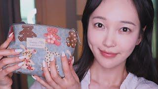 ASMR 광고없음찐 직접 사용하는 파우치 속 제품들로 빠르게 메이크업 해줄게요  Whats In My Makeup Bag