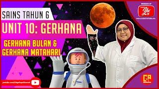 Sains  Tahun 6  UNIT 10  GERHANA  GERHANA BULAN & GERHANA MATAHARI