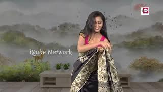 Model Sarayu Expression Video   How to Wear Pink Saree For Wedding   Saree Draping Fashion