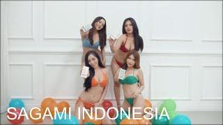 POP Sagami Idol Indonesia 2023 Yuzzy Vivi Okta dan Yolla x Sagami condom