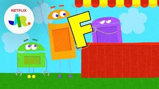 Letter F  StoryBots ABC Alphabet for Kids  Netflix Jr