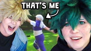 THE FIRST VIDEO I EVER MADE...  S1C Reacts  My Hero Academia BakuDeku Cosplay 