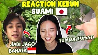 KANGEN tapi NGAKAK Reaction Vlog Kebun Suami Jepang Pake Bahasa Indonesia