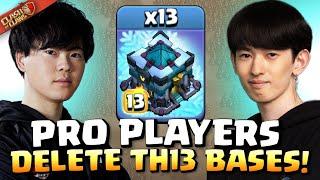 Gakus Flawless BAT WAVE deletes this TH13 BASE Clash of Clans  Best TH13 Attack Strategies