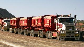 Самые длинные ГРУЗОВИКИ автопоезда Австралия . Road Trains Australien